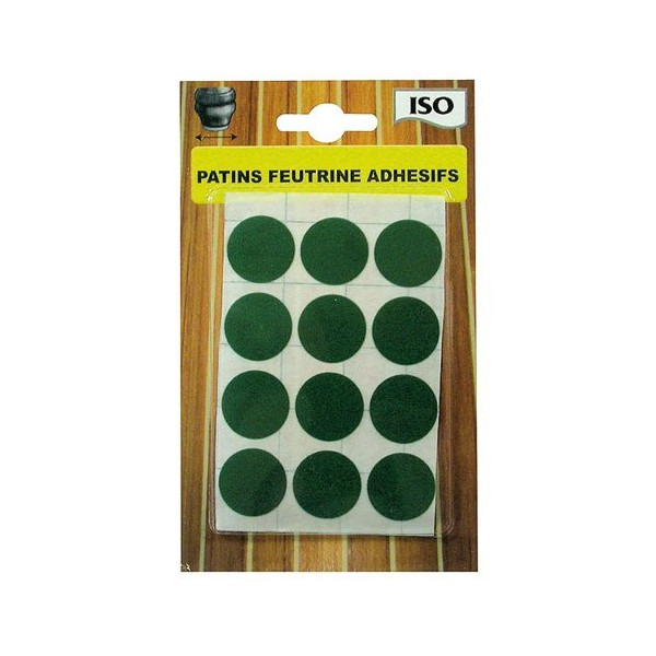 ISO - Feutrine anti-rayure d.22 adhésive sc