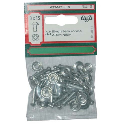 RIVET T.R. ALU  3X15 SC    CP:3 (Vendu par 1)