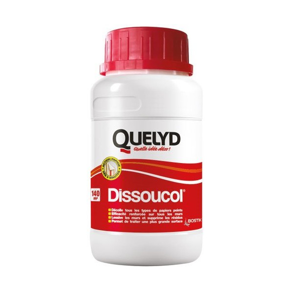 QUELYD - Quelyd dissoucol décolle revêtements muraux flacon 250cc