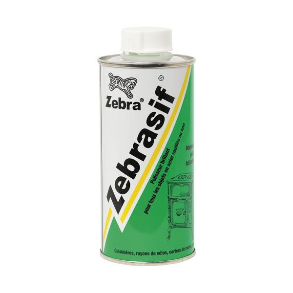 ZEBRASIF - Récurant acier et fonte Zébrasif liquide bidon n°6 250 ml vert