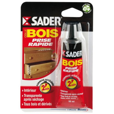 SADER COLLE BOIS RAPIDE BL.55ML (Vendu par 1)