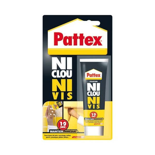 PATTEX - Ni clou ni vis extra fort rapide tube 52g