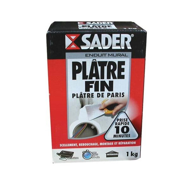 SADER - PLATRE FIN  1KG SADER