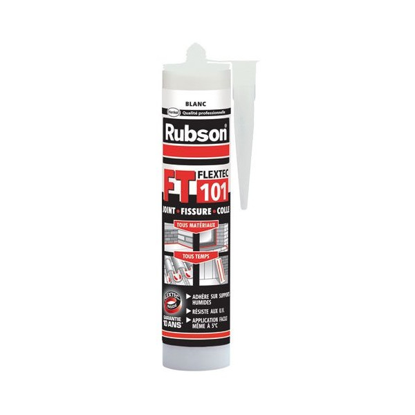RUBSON - Mastic FT101 rubson blanc cartouche 280ml pro