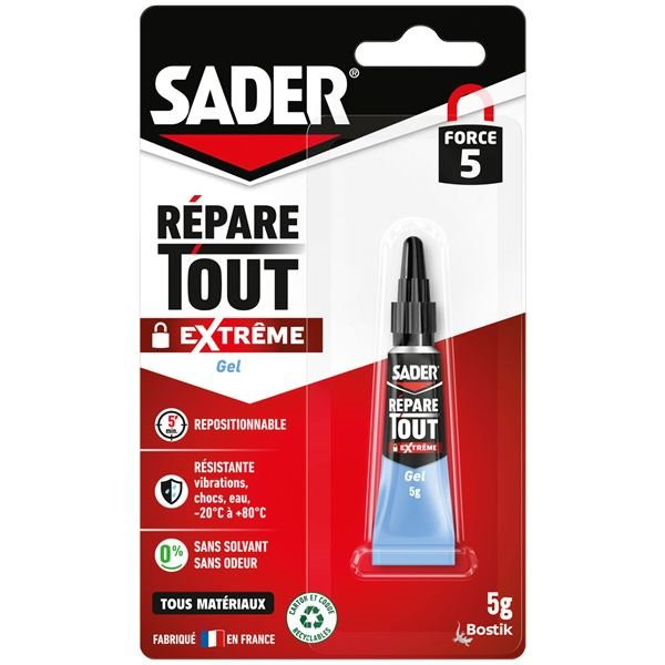 SADER - Sader répare tout gel tube 5g