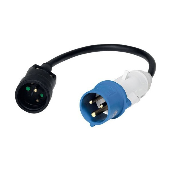 LEGRAND - Cordon adaptateur camping 30cm MCEE17 F2p+t