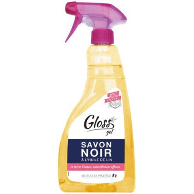 GLOSS GEL SAVON NOIR PIST.750ML (Vendu par 1)