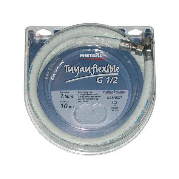 MISTRAL GAZ - Tuyau gaz ville à visser - 1 m