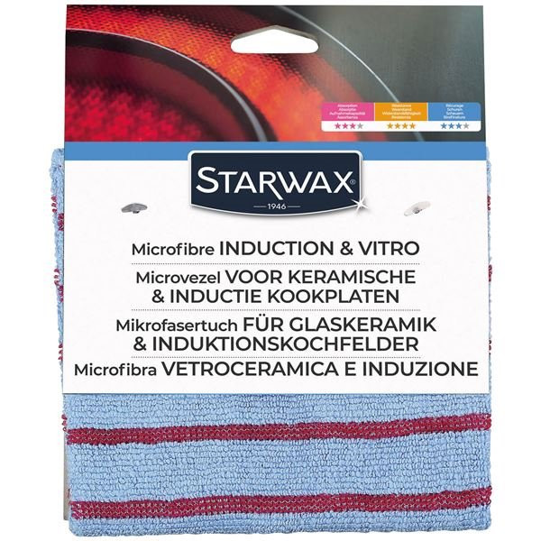 STARWAX - Microfibre vitroceram et induction double faces.