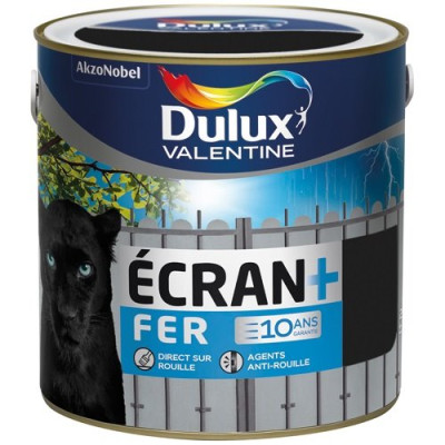 ECRAN FER MAT 2L NOIR