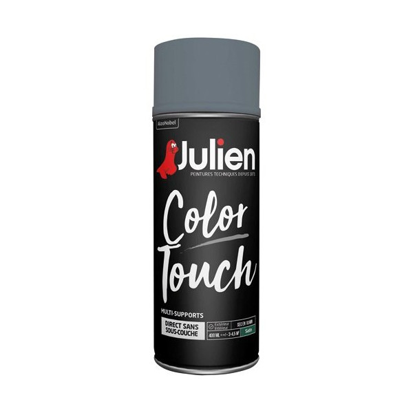JULIEN - Bombe peinture Color Touch - 400 mL - anthracite satin