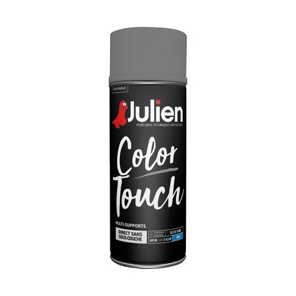 JULIEN - Bombe peinture Color Touch - 400 mL - anthracite mat
