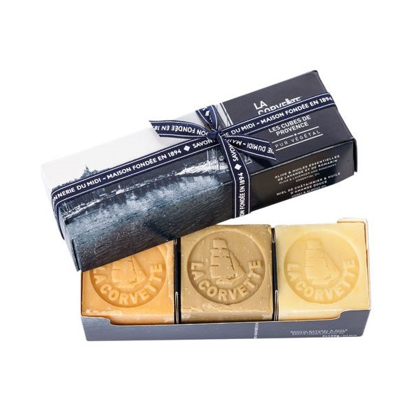 LA CORVETTE - Coffret Cadeau les cubes de provence 300gr