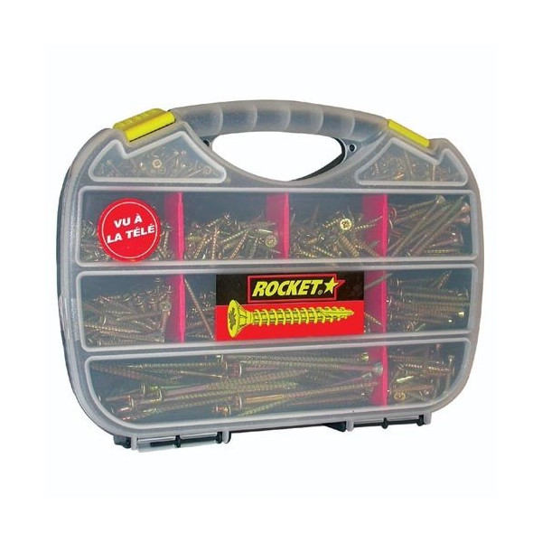 VYNEX - Vis rocket valisette 600 vis