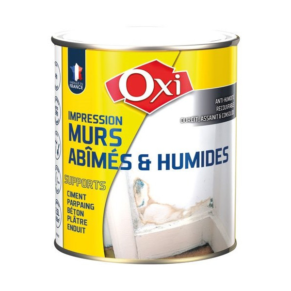 OXI - Peinture murs abimés et humides 2.5l