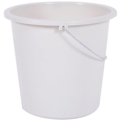 SEAU MENAGE D.28CM 10L BLC CERUSE