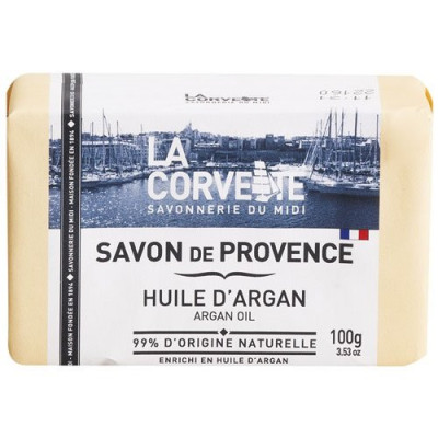 SAVON DE PROVENCE HUILE D'ARGAN 100G (Vendu par 1)