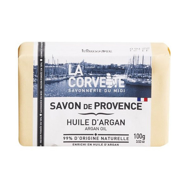 LA CORVETTE - Savon de provence huile d'argan 100g
