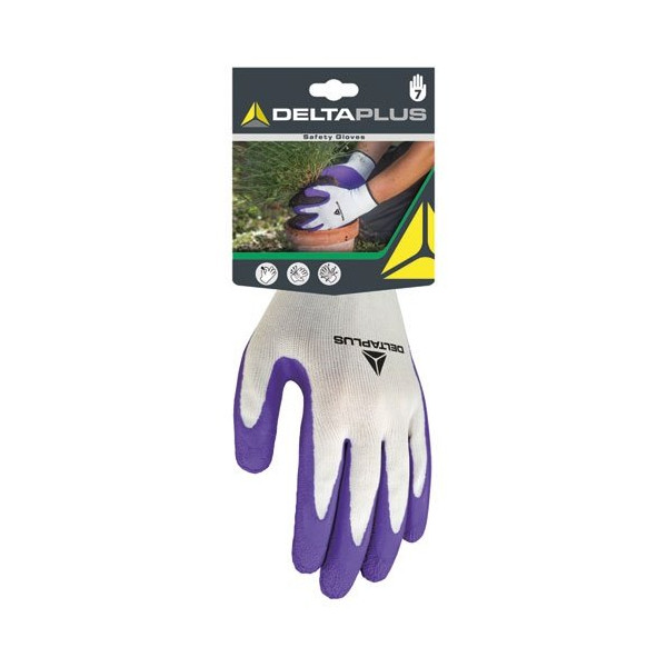 DELTA PLUS - Gant jardin tricot polyester paume enduite mousse latex t7
