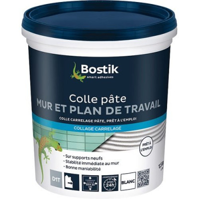 COLLE CARRELAGE PATE 1.5KG BOSTIK (Vendu par 1)