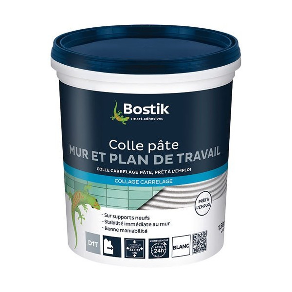 BOSTIK - Colle carrelage pâte 1.5kg