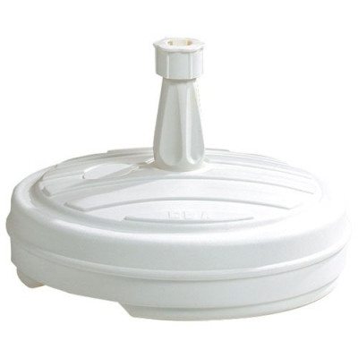 Eda Plastiques DAVPPARP Pied de Parasol Plastique Blanc