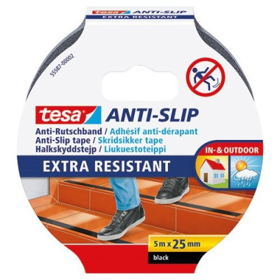 SECURISER RUBAN ANTIDERAPANT NOIR 5X25 (Vendu par 1)