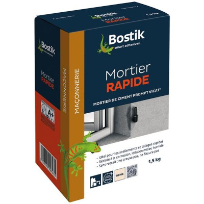 MORTIER RAPIDE 1.5KG BOSTIK (Vendu par 1)