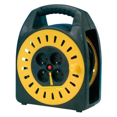 ENROULEUR 15M 3G1.5 4 PRISES PROFILE