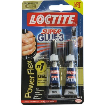 SUPER GLUE3 POWER FLEX 3G X2 (Vendu par 1)