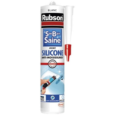 MASTIC RUBSON SILIC.2 ANTI-MOIS.BLC280 (Vendu par 1)