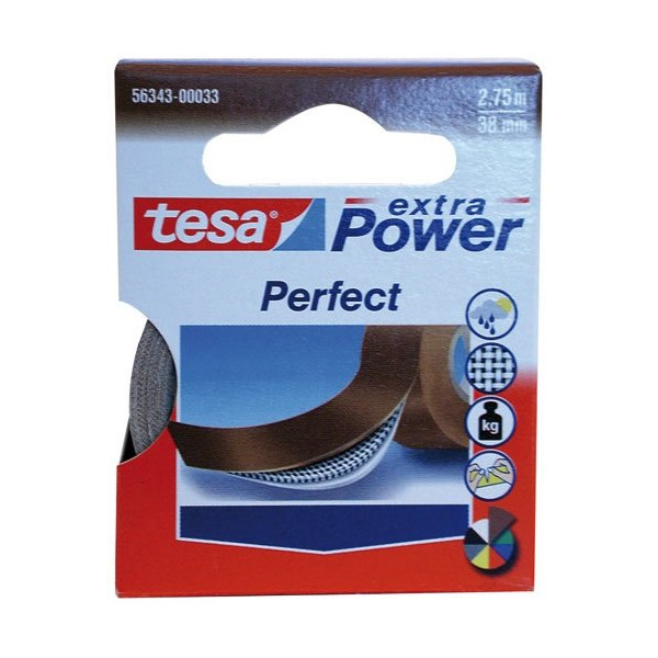 TESA - Premium réparation toilé super résistant brun 2.75mx38mm