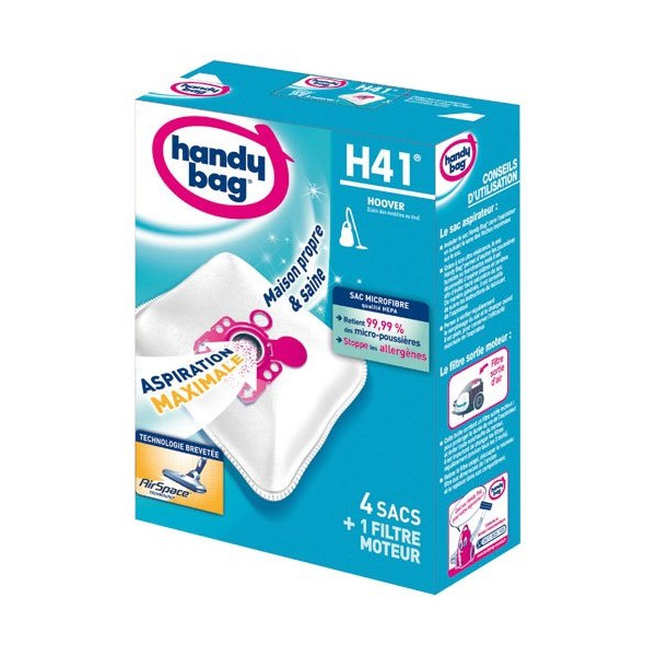 HANDY BAG - Sac aspirateur handy bag non tissé x4 hoover h41