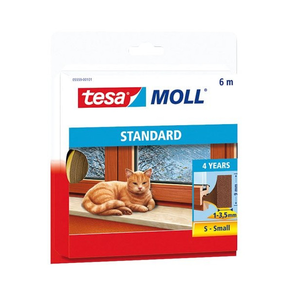 TESA - Bourrelet profil standard I 6x9mm brun