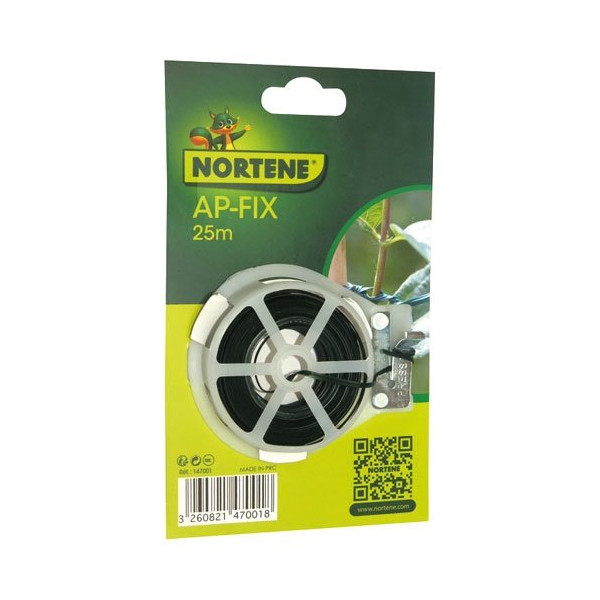 NORTENE - Lien plastique armé vert 25m blister