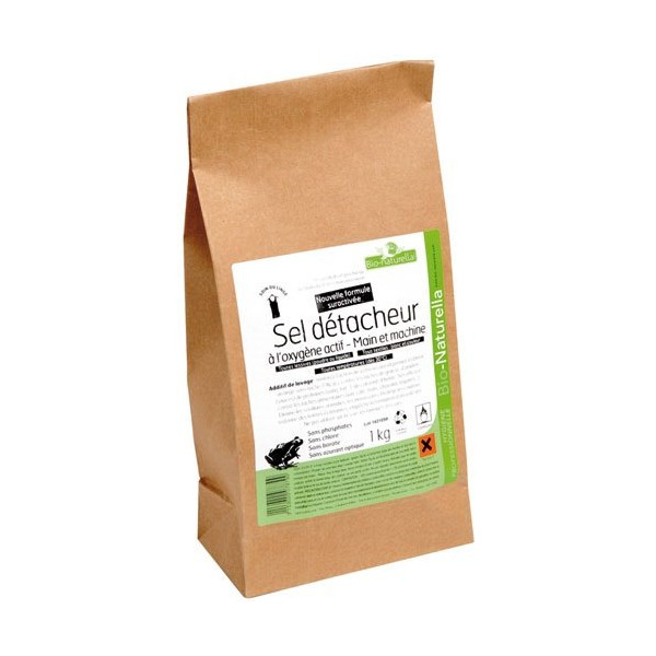 NATURELLA - Sel détacheur main + machine 1kg bio Naturella