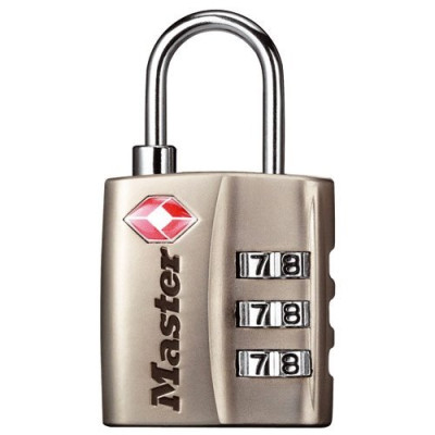 CADENAS TSA 3 CHIFFRES 30MM NICKELÉ BL (Vendu par 1)