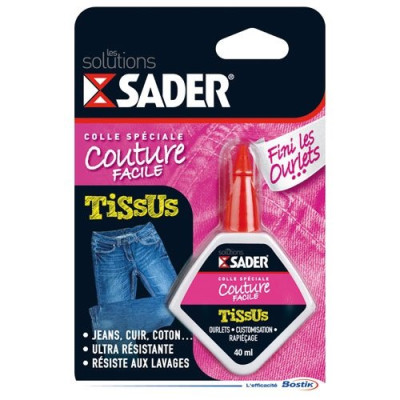 SADER COLLE TISSU FINI LES OURL.FL40ML (Vendu par 1)