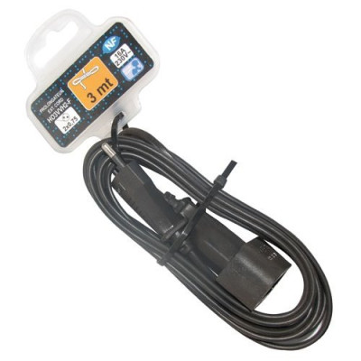 PROLONGATEUR H03 2X0.75MM2 NOIR 3M