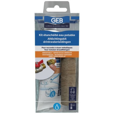 KIT ETANCHE EAU POTABLE PATE+FILASSE (Vendu par 1)