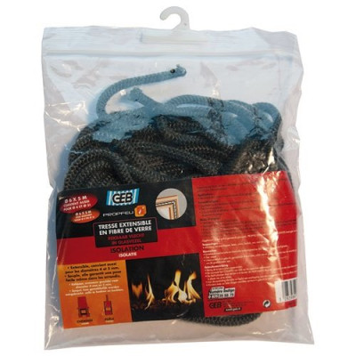 TRESSE FIBRE VERRE EXTEN. 8MMX5M (Vendu par 1)
