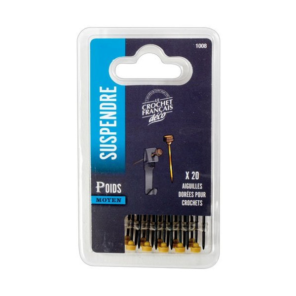 LE CROCHET FRANCAIS - Aiguille laitonnée pm x10 sc