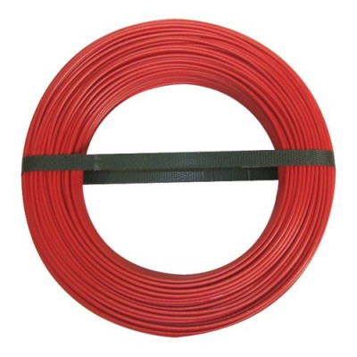 CABLE H07VU 1X2.5 10M ROUGE  COURONNE