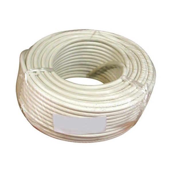 ELECTRALINE - Câble H05VVF 3x1.5 10m blanc couronne