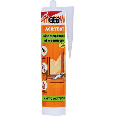 GEB MASTIC ACRYBAT B CART.310ML PIERRE (Vendu par 1)