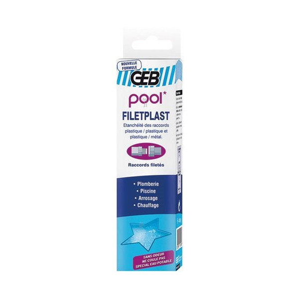 GEB - Pâte à joint Filetplast pour racccord tube 100g