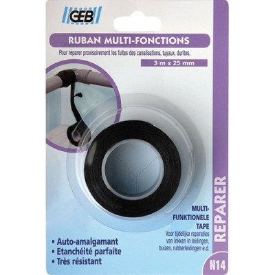 ADHESIF AUTO-AMALGAMANT GEB 3MX25MM (Vendu par 1)