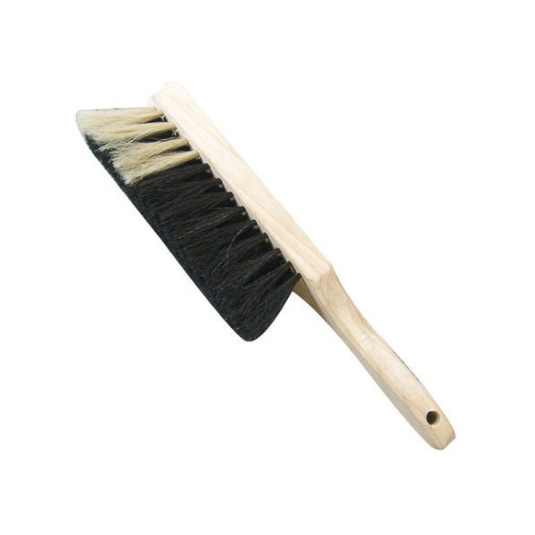 DOMERGUE - Balayette bois brut manche court écol.crin pur