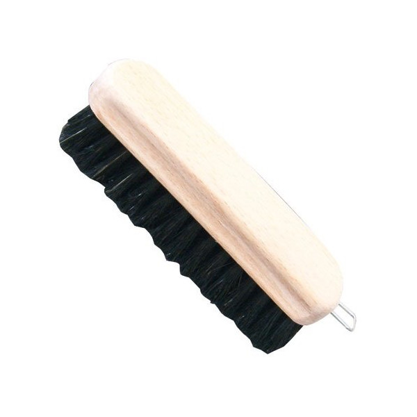 DOMERGUE - Polissoir chaussure L:135 bois brut écolo fibre soie noire