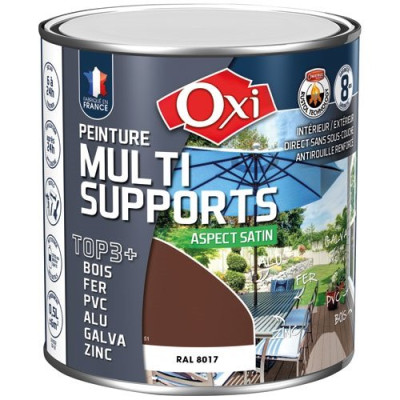 PEINTURE TOP 3METAUX BOIS 500ML BRUN (Vendu par 1)